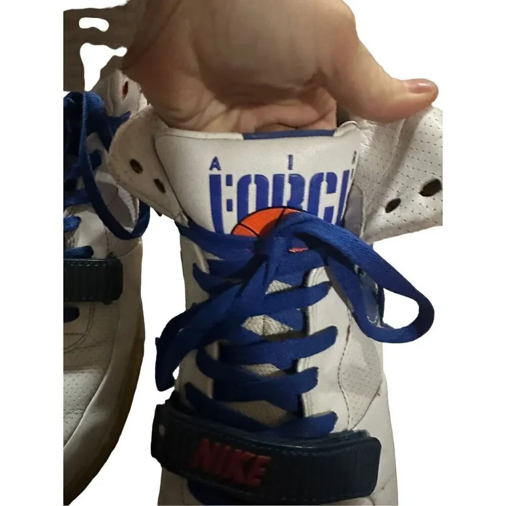 Nike Air Force 1 Mid Supreme Max Air‎ CB 2007 RARE Vintage sz 13 white red blue